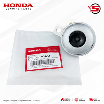 Horn Component (Silver) - TMX / XRM / Wave - Honda Genuine (38110-KPY-A51)