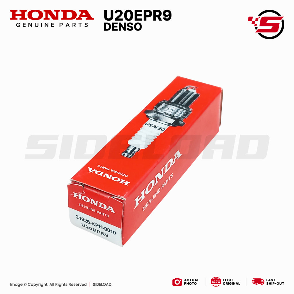 Plug, Spark (U20EPR9) - Wave 125, XRM 125, RS 125 - Honda Genuine (31926-KPH-9010)