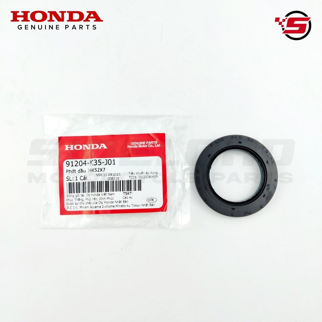 Oil Seal, 34-52-7 (Rear Wheel Shaft Axle) - Click 125i - Honda Genuine (91204-K35-J01)