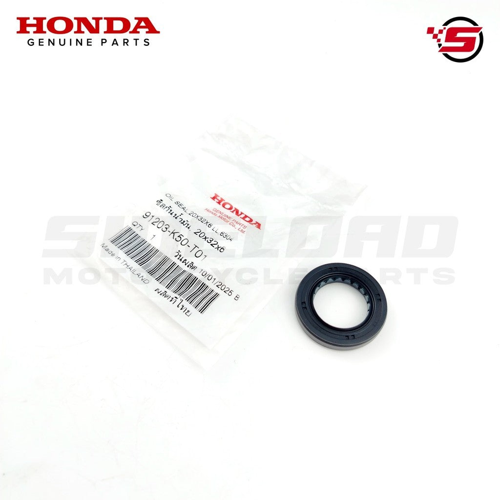 Oil Seal, 20-32-6 (Torque Drive Shaft) - Click 125i - Honda Genuine (91203-K50-T01)