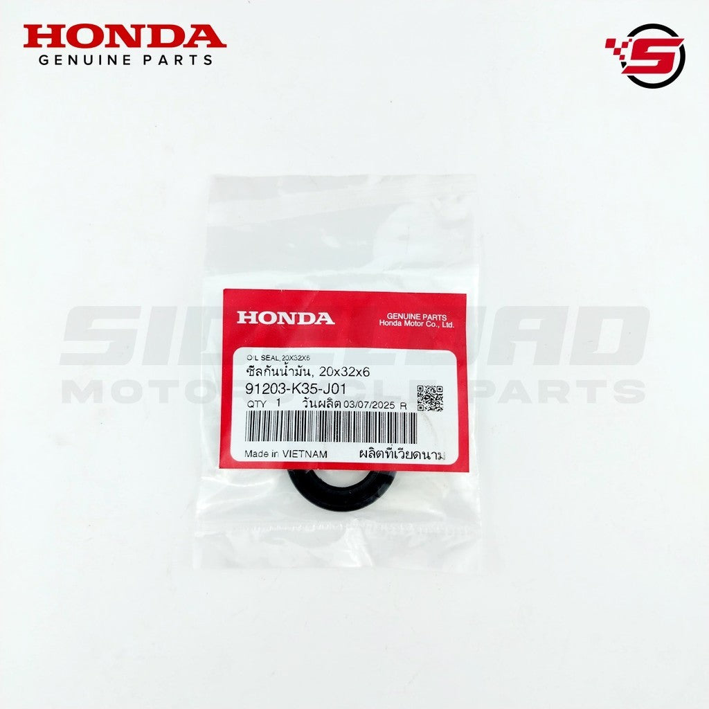 Oil Seal, 20-32-6 (Torque Drive Shaft) - Click 125i - Honda Genuine (91203-K35-J01)