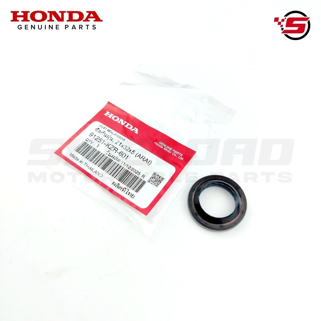 Dust Seal, 21x32x5 (Front Wheel) - Click 125i - Honda Genuine (91251-KZR-601)