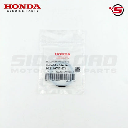 Seal, Driven Face, 34-41-4 - Click 125i - Honda Genuine (91211-KN7-671)