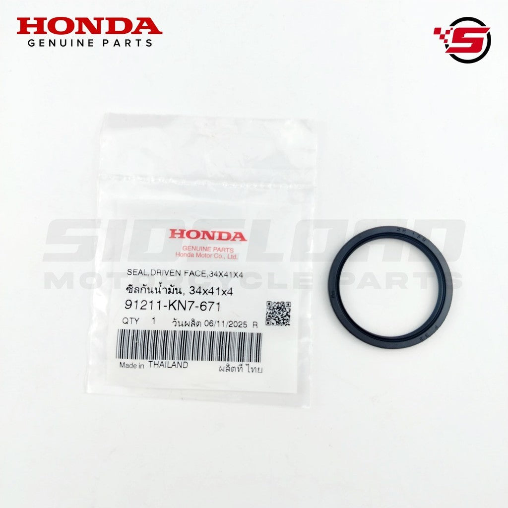 Seal, Driven Face, 34-41-4 - Click 125i - Honda Genuine (91211-KN7-671)