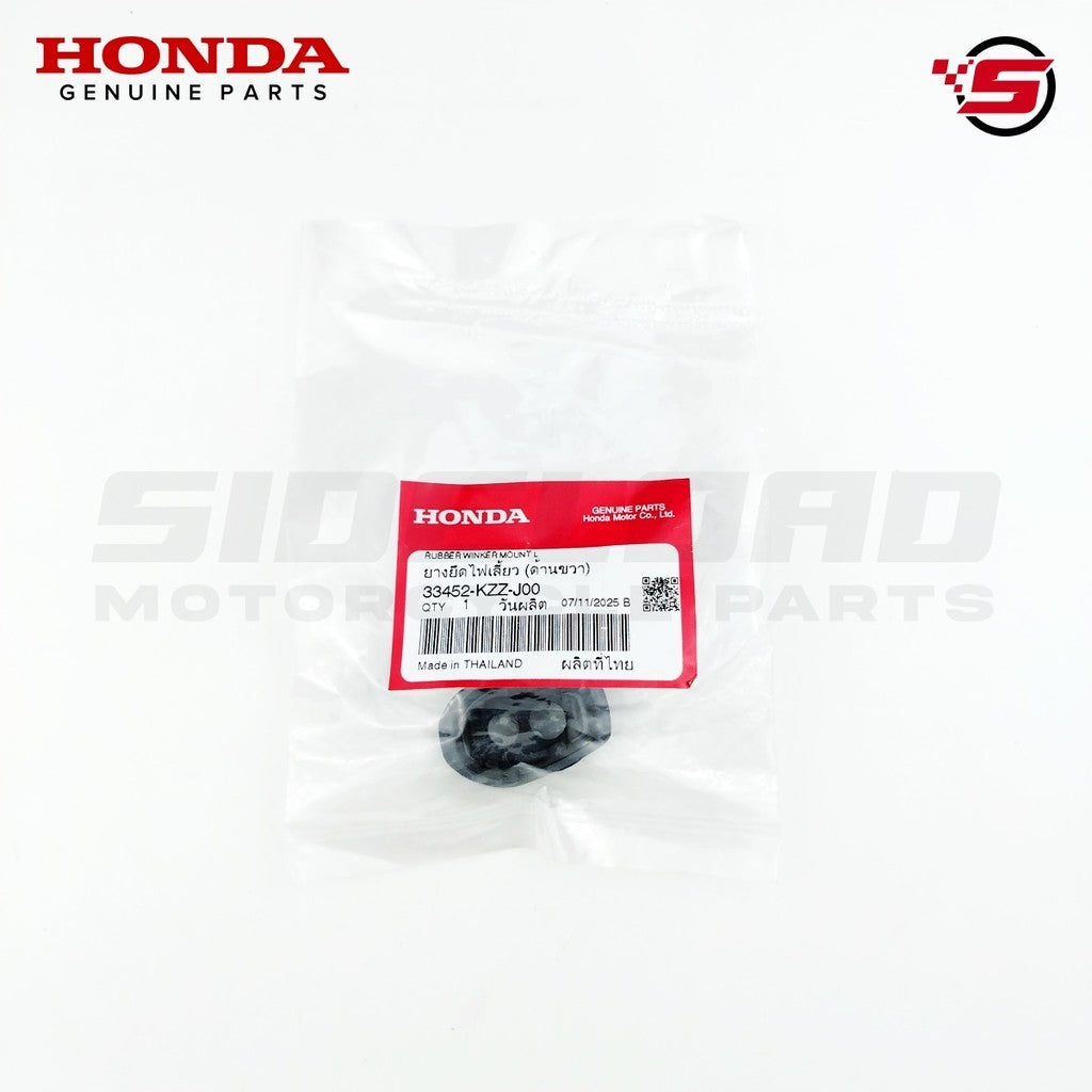 Rubber, L. Winker Mounting (R. Side) - Click 125i - Honda Genuine (33452-KZZ-J00)