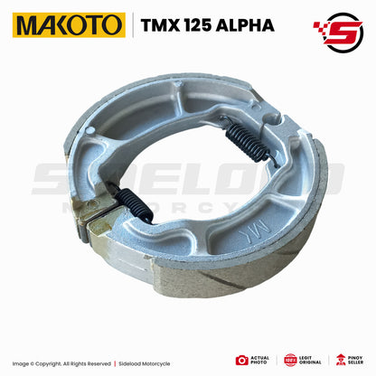 Brake Shoe - Front - TMX 125 Alpha / Beat - Makoto