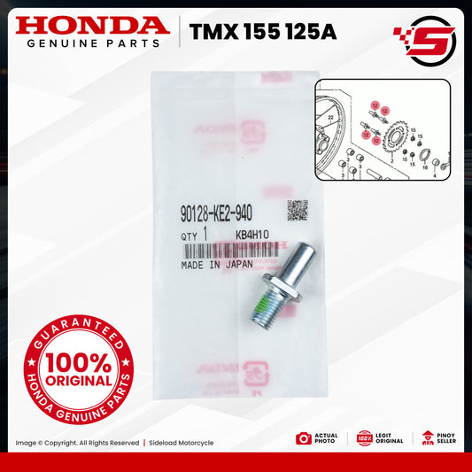 TMX 155 - Bolt, Driven Sprocket Fixing (90128-KE2-940) - Honda Genuine (100% Original)