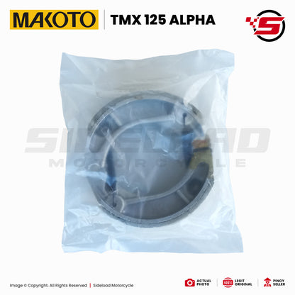 Brake Shoe - Rear - TMX 125 Alpha / XL 125 - Makoto