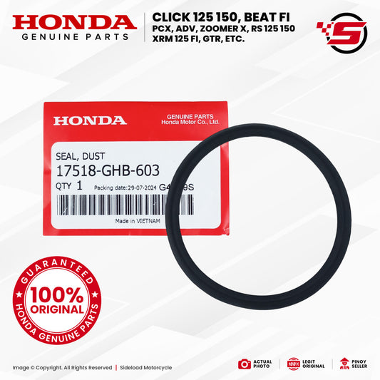 Fuel Pump Dust Seal (17518-GHB-603) - Click 125 150, Beat Fi, PCX, ADV, RS XRM 125i - Honda Genuine