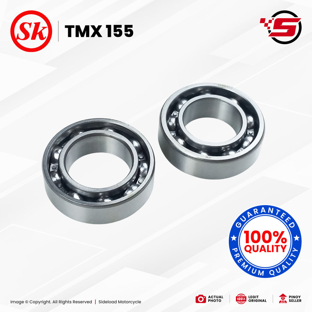 T-Post Ball Race Bearing - Honda TMX 155 - SK Brand (Quality)