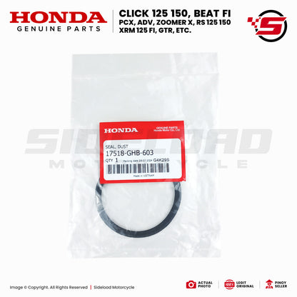 Fuel Pump Dust Seal (17518-GHB-603) - Click 125 150, Beat Fi, PCX, ADV, RS XRM 125i - Honda Genuine