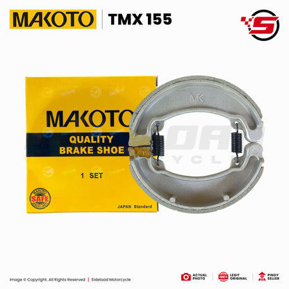 Honda TMX 155 - Brake Shoe, Front & Rear - Makoto