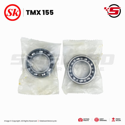 T-Post Ball Race Bearing - Honda TMX 155 - SK Brand (Quality)