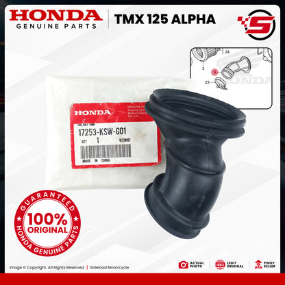 TMX 125 Alpha - Tube, Air Cleaner Connecting (17253-KSW-G01) - Honda Genuine (100% Original)