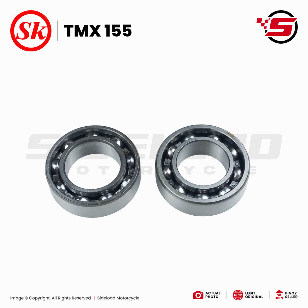 T-Post Ball Race Bearing - Honda TMX 155 - SK Brand (Quality)