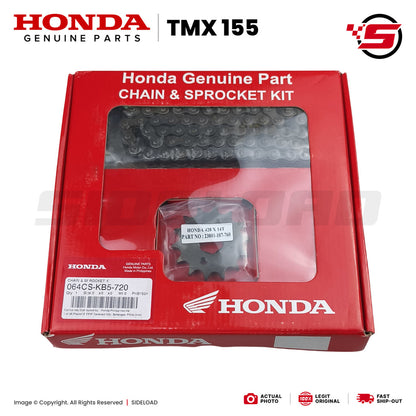 Chain & Sprocket Kit (14x51T-428H) - TMX 155 - Honda Genuine (064CS-KB5-720)