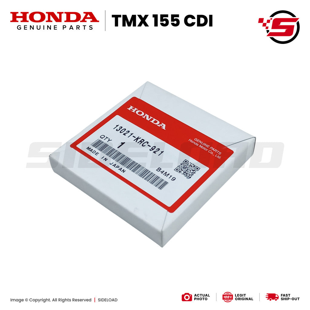 Ring Set, Piston (0.25) - TMX 155 CDI - Honda Genuine (13021-KRC-921)
