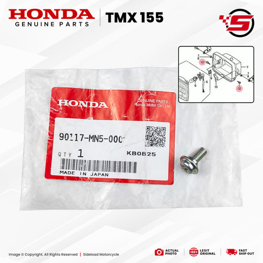 Screw, Pan, 5x13 (Headlight Lens) - TMX 155 - Honda Genuine (90117-MN5-000)