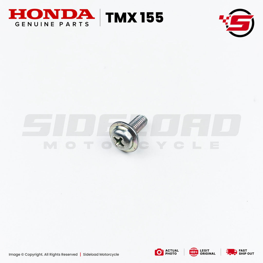 Screw, Pan, 5x13 (Headlight Lens) - TMX 155 - Honda Genuine (90117-MN5-000)