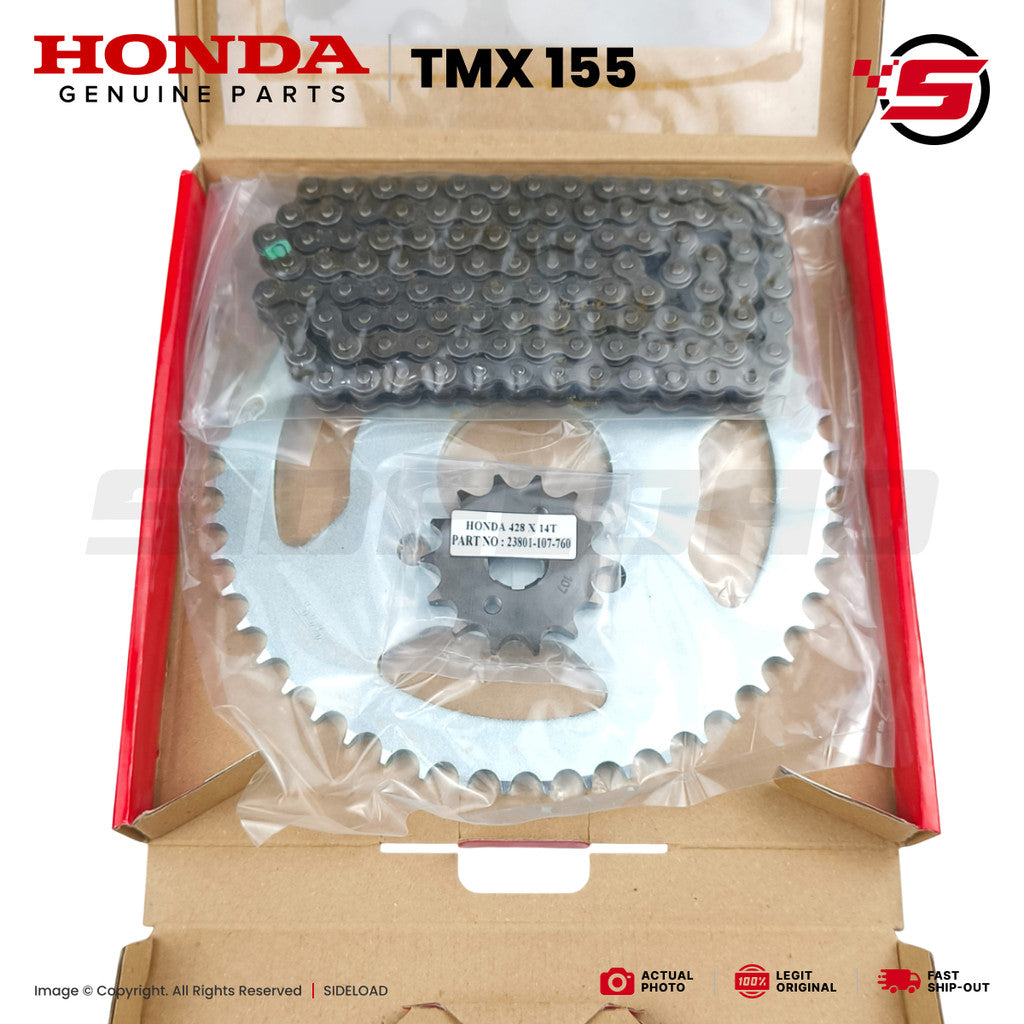 Chain & Sprocket Kit (14x51T-428H) - TMX 155 - Honda Genuine (064CS-KB5-720)