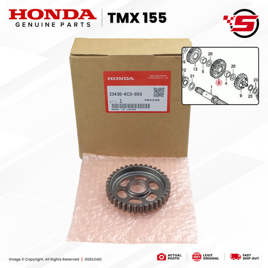 Gear, Countershaft Low (36T) - TMX 155 - Honda Genuine (23426-KCS-650)
