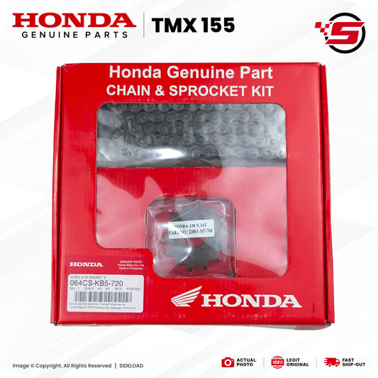 Chain & Sprocket Kit (14x51T-428H) - TMX 155 - Honda Genuine (064CS-KB5-720)