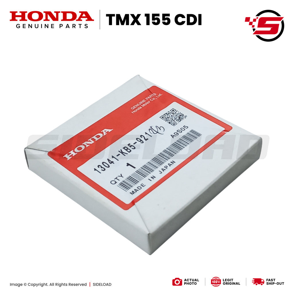Ring Set, Piston (0.75) - TMX 155 CDI - Honda Genuine (13041-KB5-921)