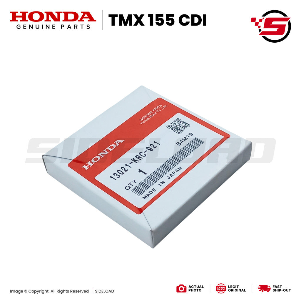 Ring Set, Piston (0.25) - TMX 155 CDI - Honda Genuine (13021-KRC-921)