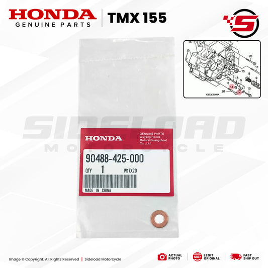 Washer, Sealing, 6mm (Push Plug) - TMX 155 - Honda Genuine (90488-425-000)