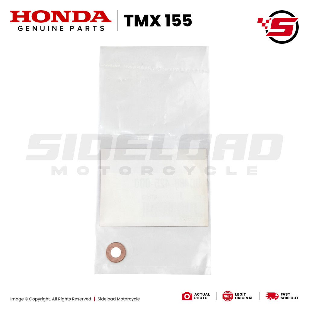 Washer, Sealing, 6mm (Push Plug) - TMX 155 - Honda Genuine (90488-425-000)