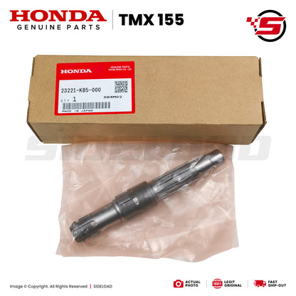 Countershaft, Transmission - TMX 155 - Honda Genuine (23221-KB5-000)