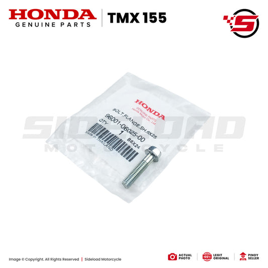 TMX 155 - Bolt, Flange, 6x25 - (Right Crankcase Cover) - Honda Genuine (96001-06025-00)