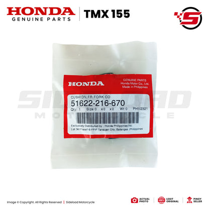 Rubber Cushion, Front Fork Cover Lower - TMX 155 - Honda Genuine (51622-216-670)