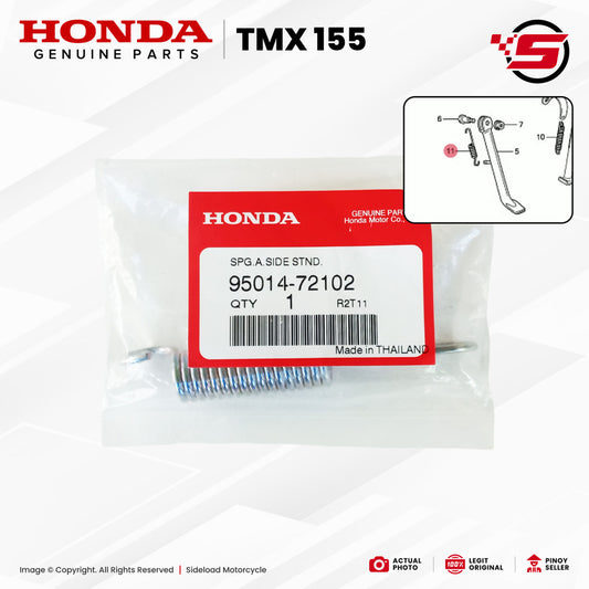 Spring A, Side Stand - TMX 155 - Honda Genuine (95014-72102)