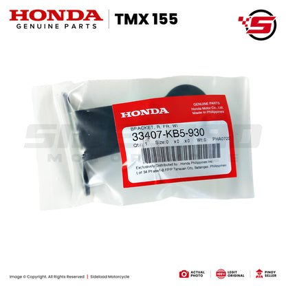 TMX 155 - Bracket, Winker - Front, Right - Honda Genuine (33408-KB5-930)