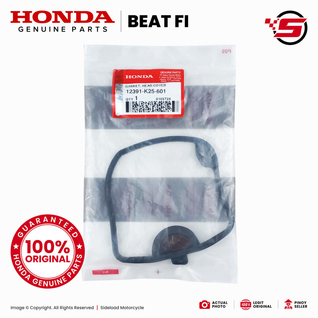 Beat Fi V1/V2 - Gasket, Head Cover - Honda Genuine (12391-K25-G01)