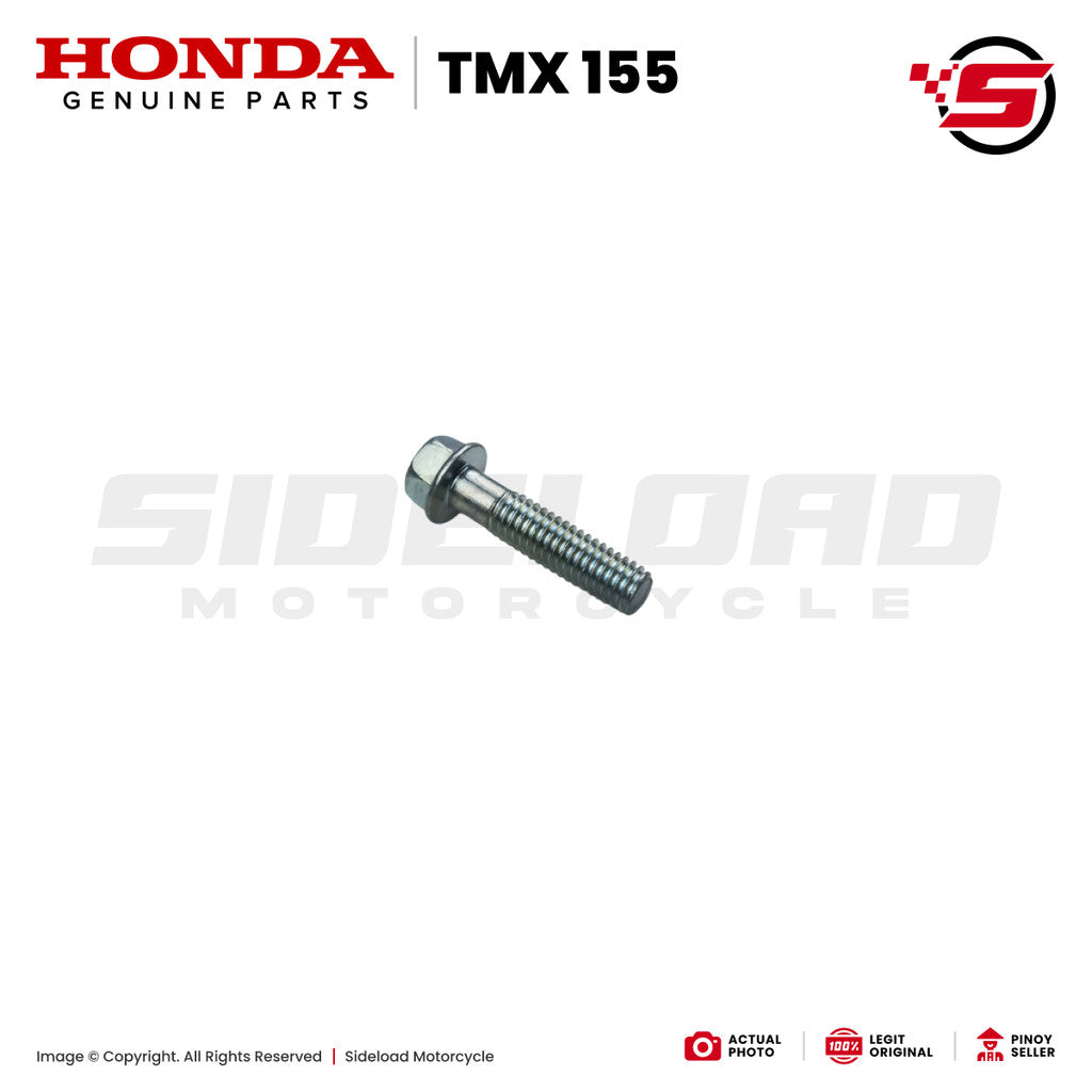 TMX 155 - Bolt, Flange, 6x25 - (Right Crankcase Cover) - Honda Genuine (96001-06025-00)