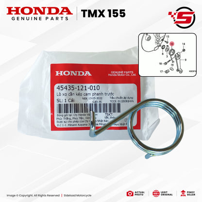 Spring, Front Brake Arm Return - TMX 155 / 125 Alpha / Supremo - Honda Genuine (45435-121-010)