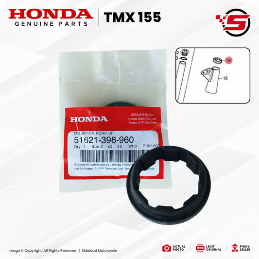 Rubber Mount, Front Fork Upper - TMX 155 - Honda Genuine (51621-398-960)