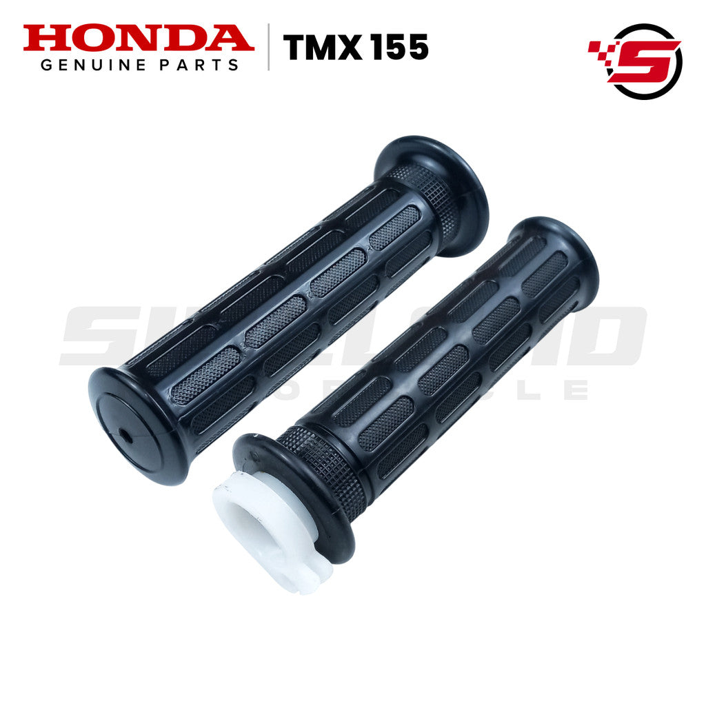 Grip, Handle w/ Throttle Tube (L&R) - TMX 155 - Honda Genuine (53140-397-840 / 53166-397-940)