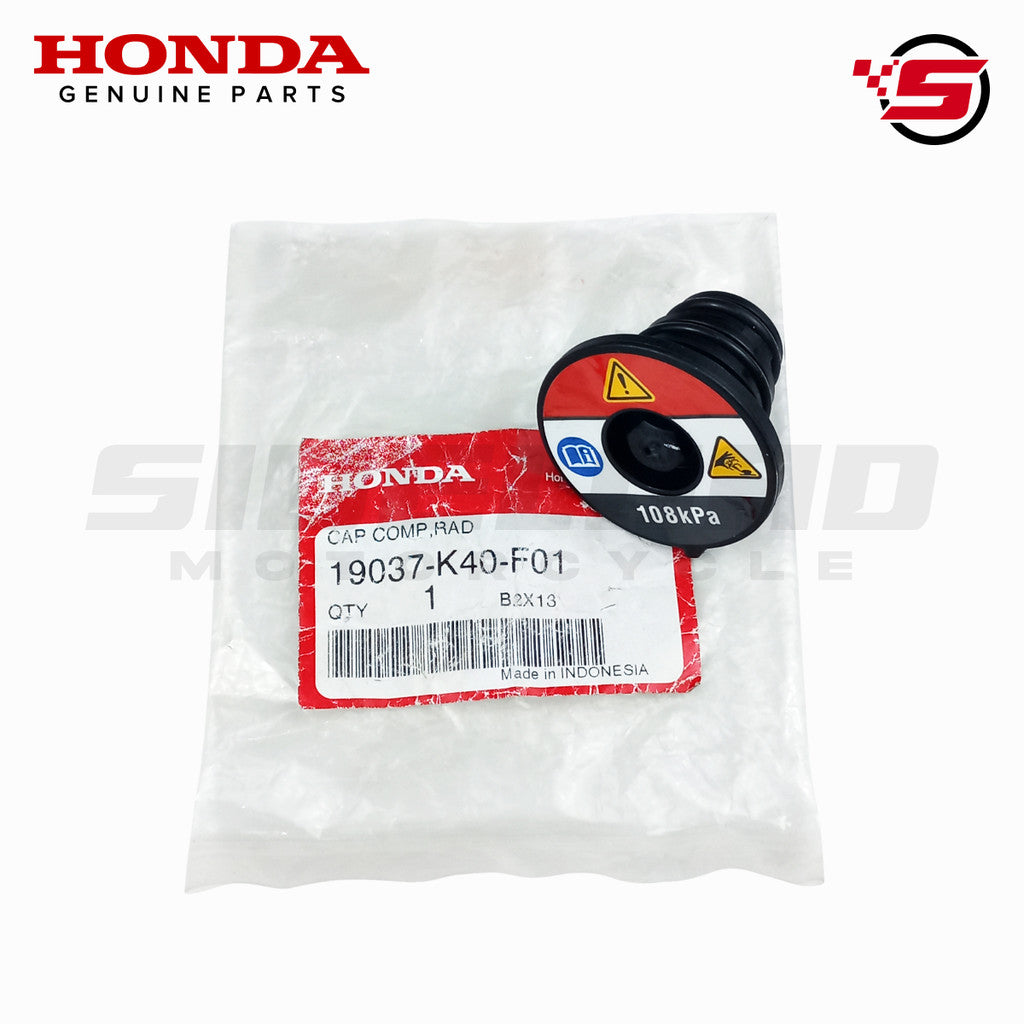 Cap, Component, Radiator - Honda Genuine (19037-K40-F01)