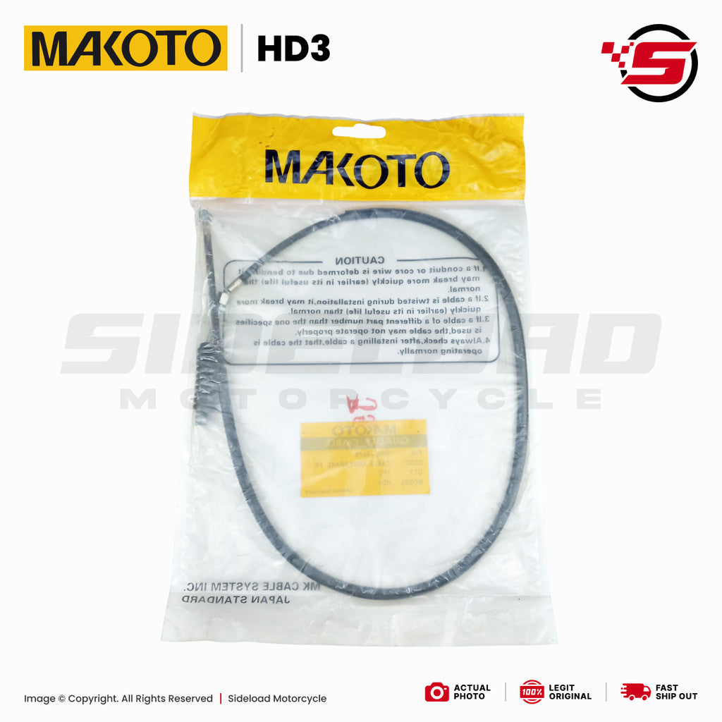 Cable, Brake - HD3 - Makoto