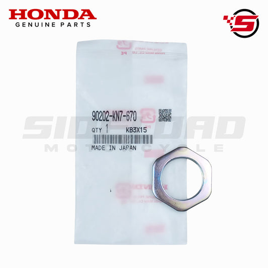 Nut, Clutch - Click, PCX, ADV, etc. - Honda Genuine (90202-KN7-670)