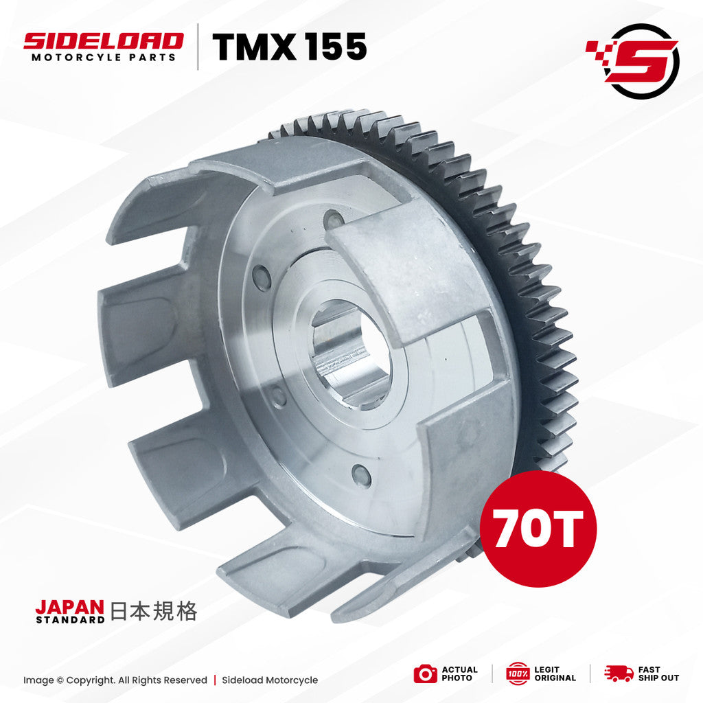 Clutch Housing Assembly with Gear (70T) - TMX 155 - Japan Standard