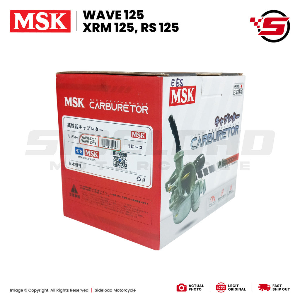 Carburetor - Wave 125, XRM 125, RS 125 - MSK