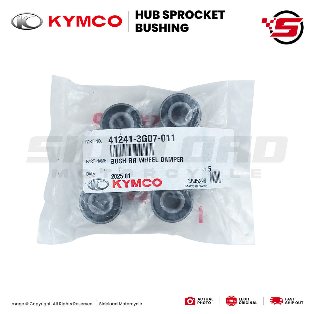 Hub Sprocket Bushing - 1 Set (5 pcs.)  - TMX 155 125 Alpha / Rusi TC / Etc. - Kymco (41241-3G07-011)