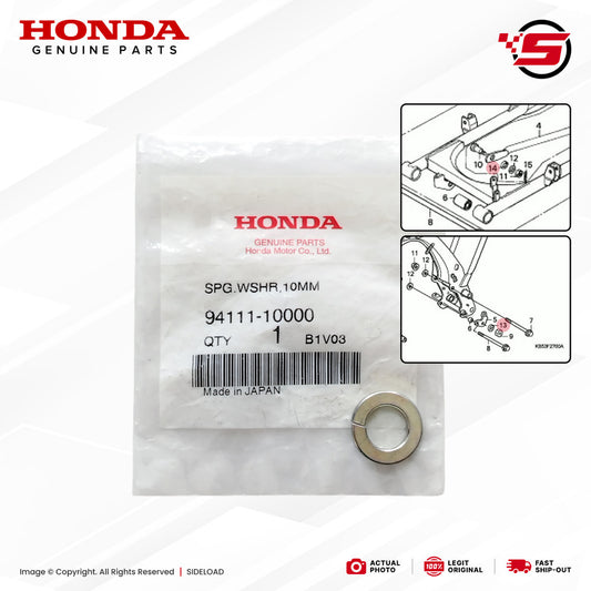 Washer, Spring, 10mm - TMX 155 125, Supremo, Universal - Honda Genuine (94111-10000)