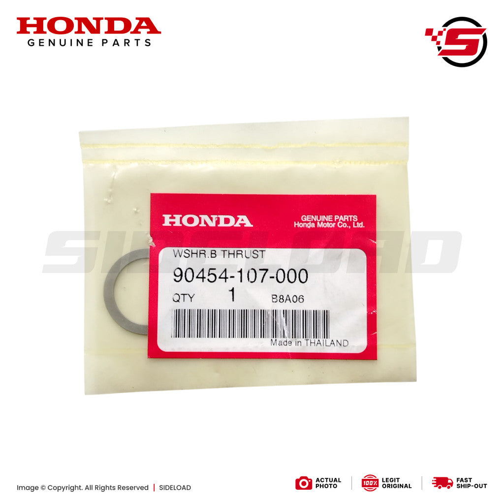 Washer, Thrust, 20mm (Countershaft) - TMX 155, XR200, Universal - Honda Genuine (90454-107-000)