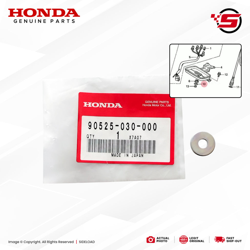 Washer B, Speedometer Holder - TMX 155 - Honda Genuine (90525-030-000)