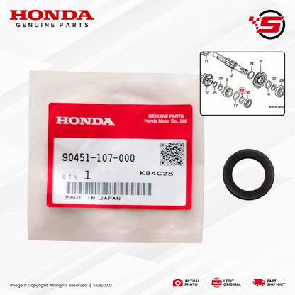 Washer, Thrust, 15mm (Mainshaft, Transmission) - TMX 155 - Honda Genuine (90451-107-000)